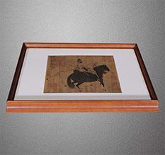 龙口书画装裱配框服务案例